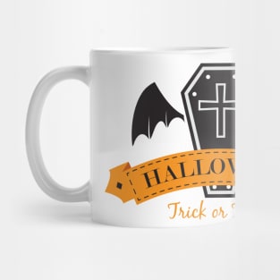 Happy Halloween Coffin Mug